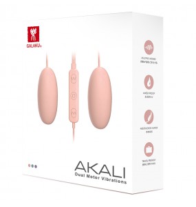 GALAKU - AKALI Dual Vibrating Egg (Tip Round Style - USB Power Supply)
